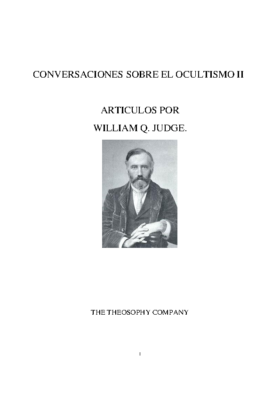 CONVERSACIONES SOBRE EL OCULTISMO II